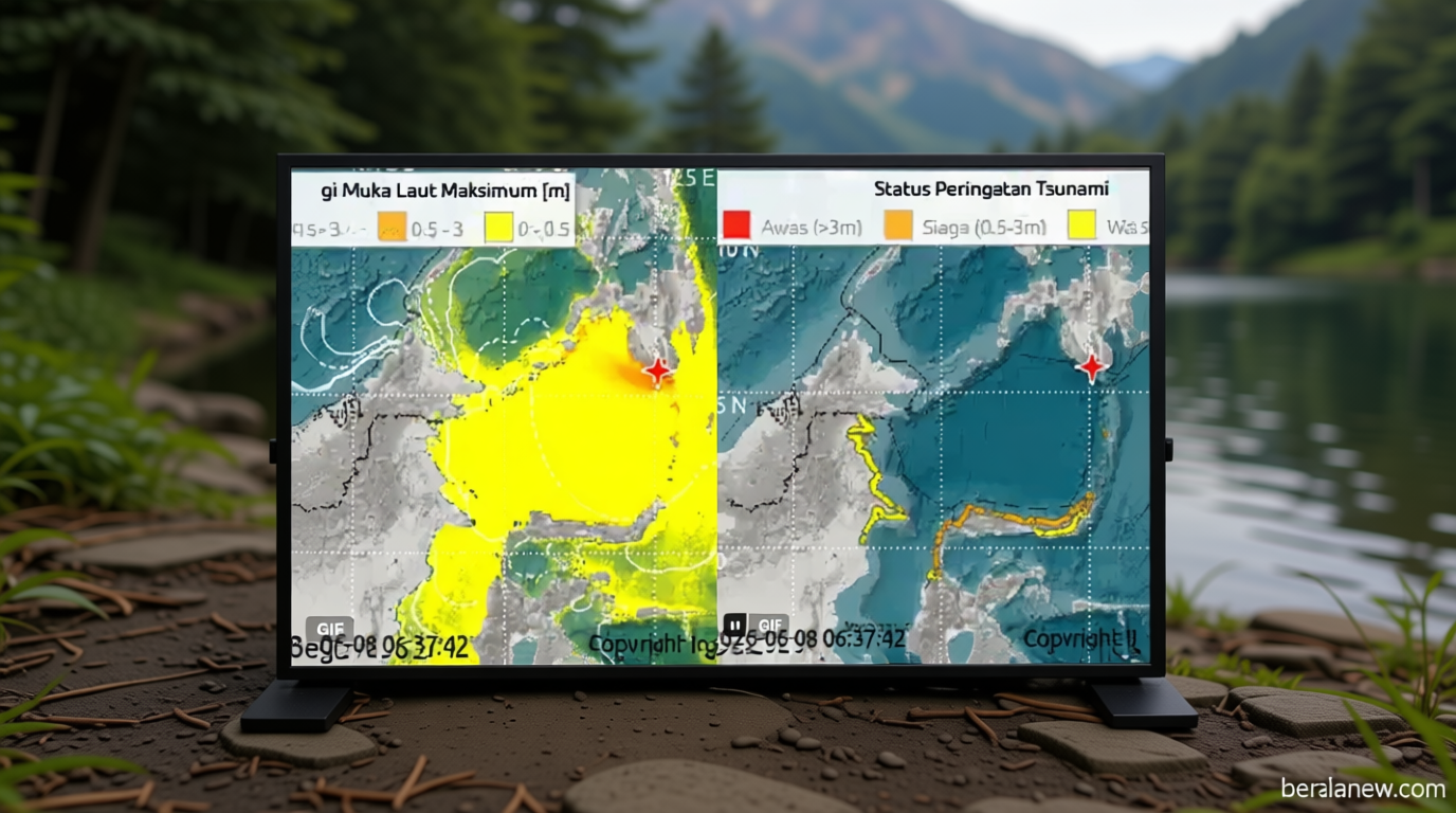 Latest Update: BMKG Catat Gelombang Kecil Tsunami Mulai Terdeteksi di Sulut dan Maluku, Ketinggiannya 18 Sentimeter
