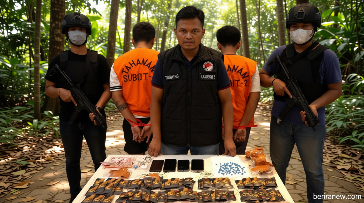 Selundupkan Narkoba dalam Karung Beras Basmati, Dua Pelaku Ditangkap Polisi