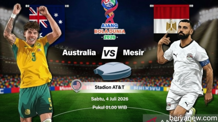 Key Strategy: Susunan Pemain Australia vs Mesir di Piala Dunia 2026: Adu Strategi Lolos 16 Besar