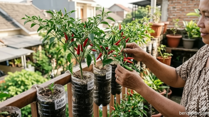 Cara Menanam Cabai di Botol Bekas agar Cepat Berbuah, 13 Tips untuk Hasil Panen Lebih Maksimal