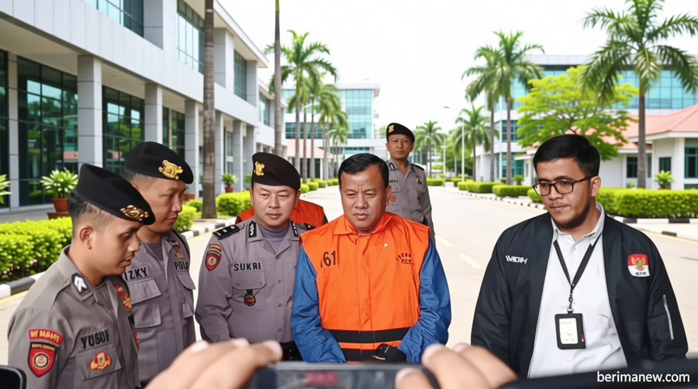Main Agenda: Kenakan Rompi Oranye, Bupati Kuansing Resmi Ditahan KPK