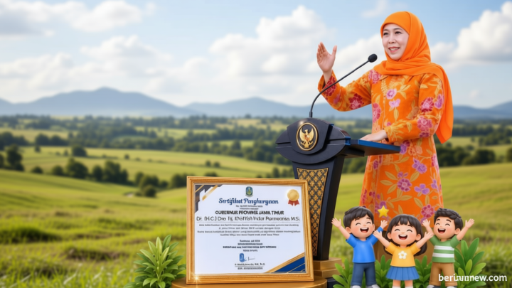 Gubernur Khofifah Raih Penghargaan Persagi atas Percepatan Penurunan Stunting Jawa Timur