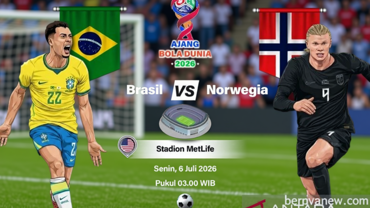 Main Agenda: Brasil vs Norwegia Piala Dunia 2026: Selecao Bertekad Akhiri Rekor Buruk di Babak 16 Besar