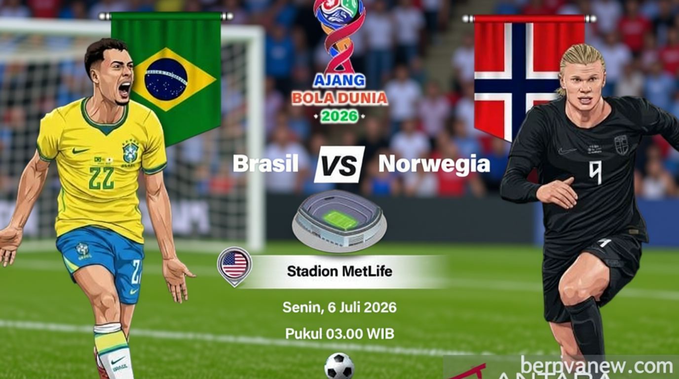 Main Agenda: Brasil vs Norwegia Piala Dunia 2026: Selecao Bertekad Akhiri Rekor Buruk di Babak 16 Besar