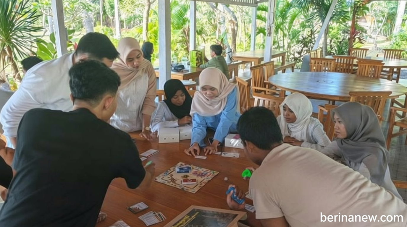 Unhas Edukasi Siswa Selayar tentang Adaptasi Perubahan Iklim Lewat Permainan Monopoli