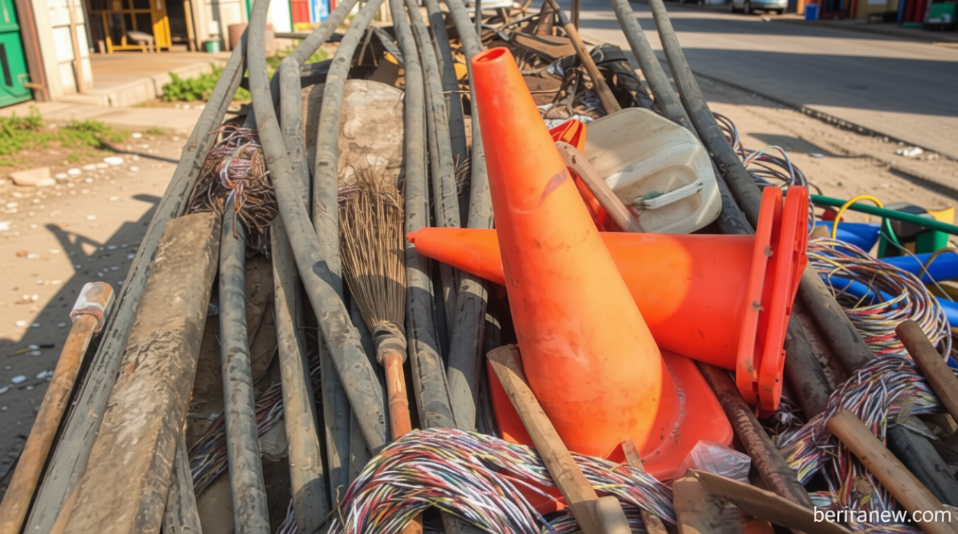 Announced: Bongkar Aksi Terorganisasi Pencurian Kabel Telkom di Lampung Timur, Polisi Amankan 29 Orang