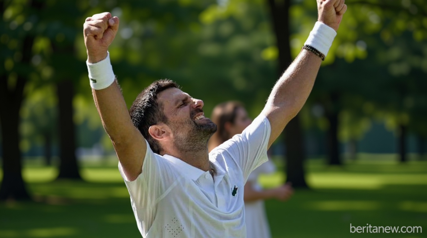 Novak Djokovic Wimbledon: Samai Rekor Federer dengan Kemenangan ke-105 di All England Club