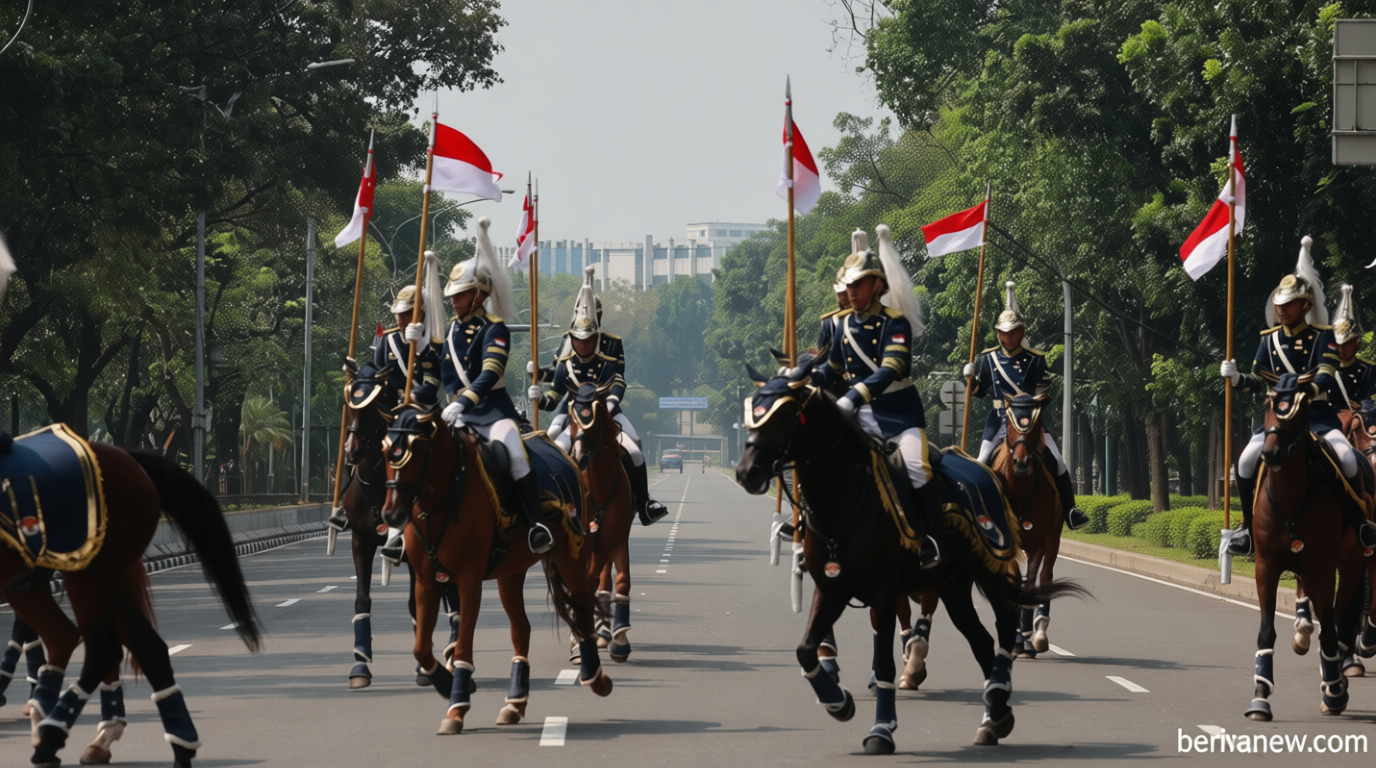 Main Agenda: Diiringi Tari Enggang, Prabowo Sambut Presiden Belarus di Istana Merdeka
