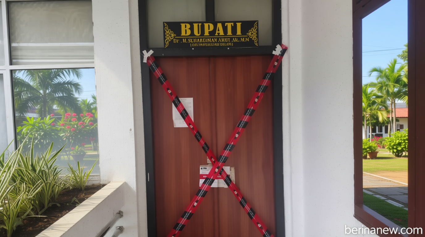 KPK OTT di Kuansing, Ruangan Bupati Disegel