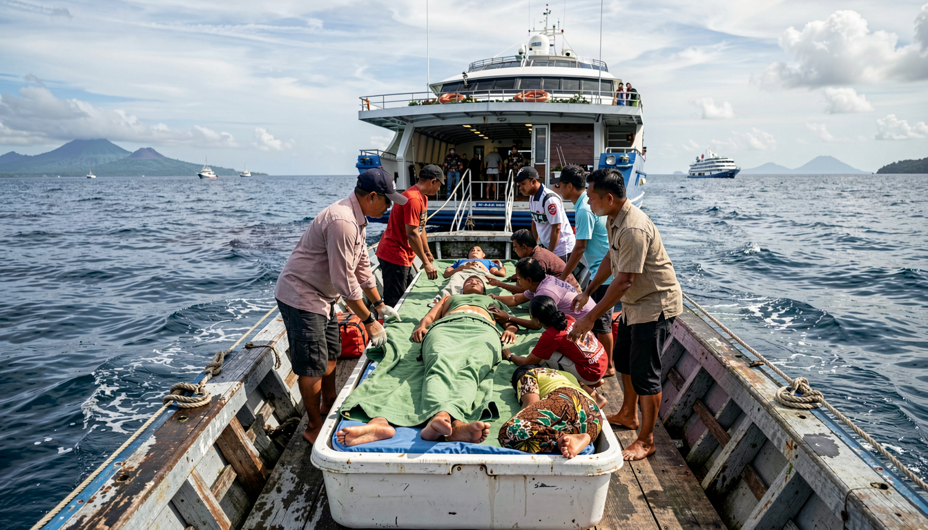 Basarnas Evakuasi Kru Kapal Pesiar Asal Filipina yang Sakit di Perairan Aceh