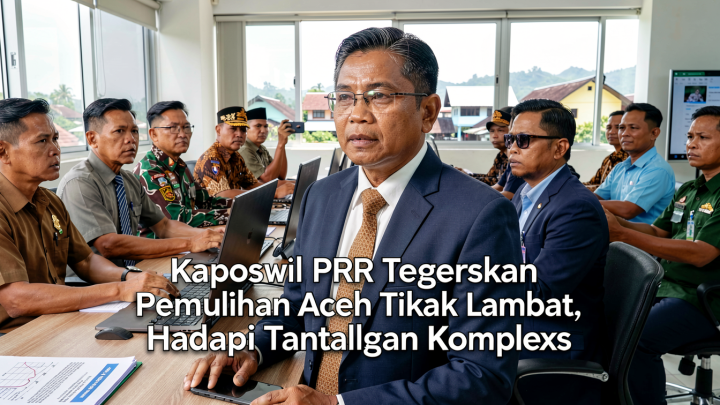 Kaposwil PRR Tegaskan Pemulihan Aceh Tidak Lambat, Hadapi Tantangan Kompleks