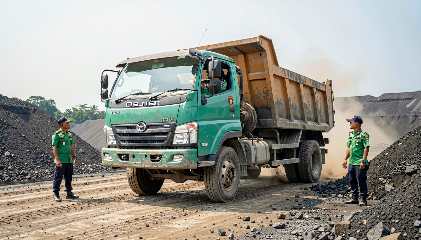 Polda Banten Tindak Tegas Truk Tambang Tak Layak Jalan, Jamin Keselamatan Lalu Lintas