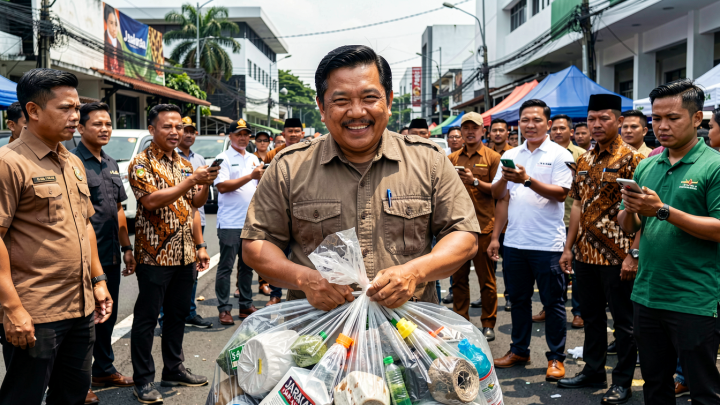 Pramono Anung Canangkan HUT ke-499 Jakarta dan Gerakan Pilah Sampah