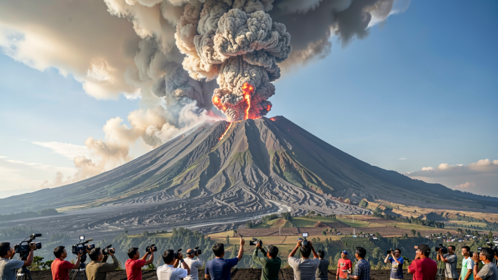 Gunung Semeru Erupsi Pagi Ini, Kolom Letusan Capai 1.000 Meter