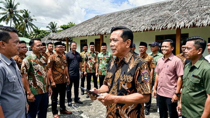 Kunjungi Pulau Miangas, Prabowo Perintahkan Perbaikan Sekolah Hingga Puskesmas