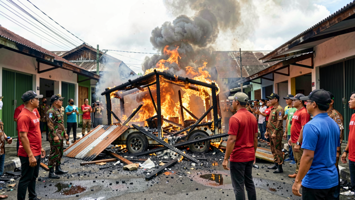 Penyebab Kebakaran Zipur Waena di Jayapura Masih Diselidiki, 11 Ruko Ludes Dilalap Api