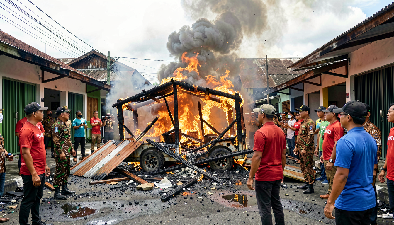 Penyebab Kebakaran Zipur Waena di Jayapura Masih Diselidiki, 11 Ruko Ludes Dilalap Api