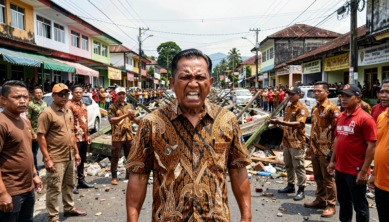 Bupati Mimika Geram: Aksi Vandalisme Timika Rusak Keindahan Kota dan Resahkan Warga
