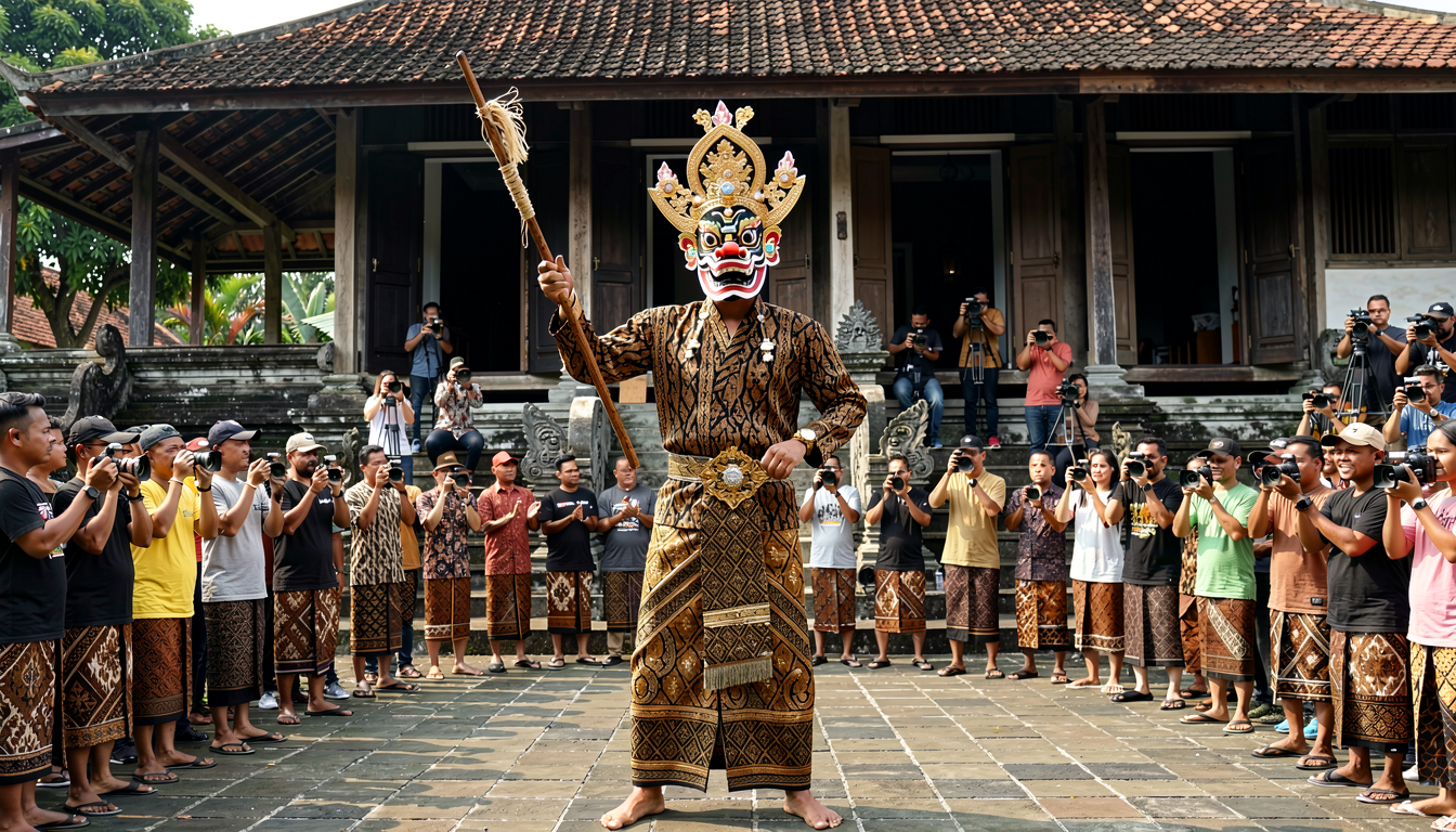 Seniman Cirebon Lestarikan Wayang Wong Melalui Pementasan di Keraton Kacirebonan