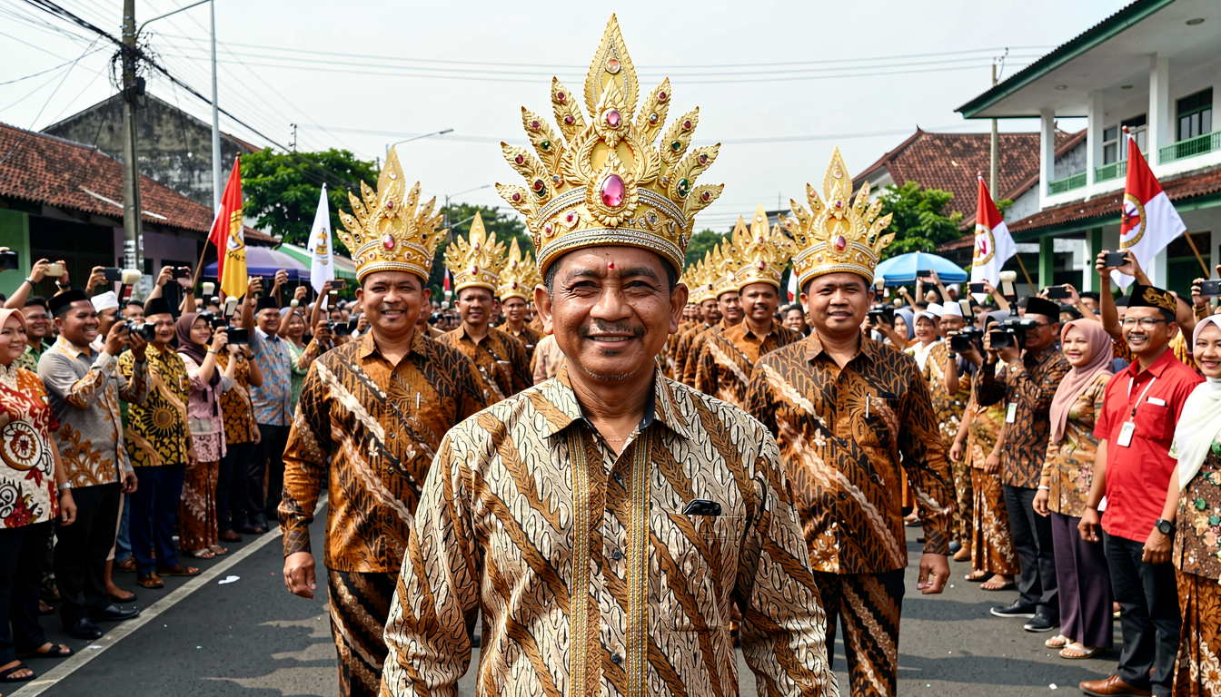 Bupati Karawang Sambut Kedatangan Mahkota Binokasih, Siap Gelar Kirab Mahkota Binokasih Meriah