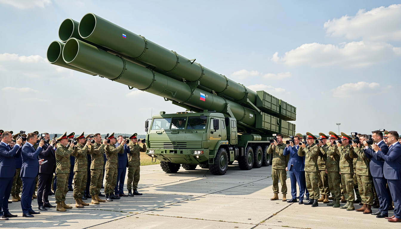 Rusia Pamerkan Kecanggihan Sistem Pertahanan Udara S-500 Prometey di Hari Kemenangan