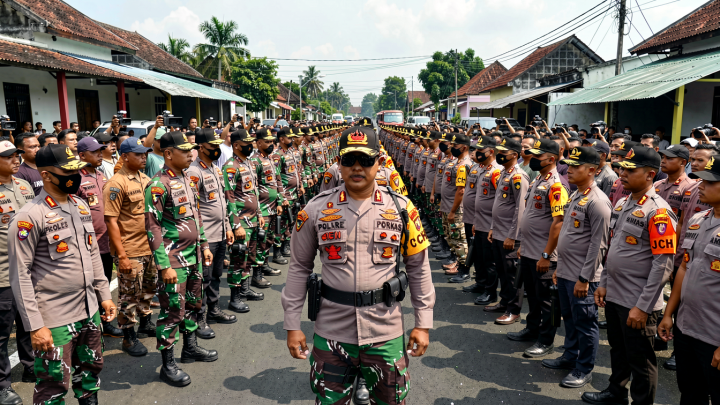 Polres Pamekasan Siagakan Ratusan Personel untuk Pengamanan Pemberangkatan JCH Pamekasan
