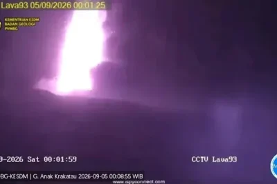 Apa Itu Lava Fountain? Fenomena Saat Gunung Anak Krakatau Erupsi