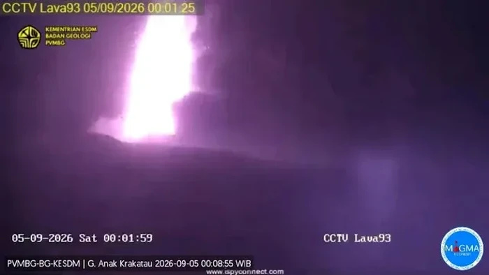 Apa Itu Lava Fountain? Fenomena Saat Gunung Anak Krakatau Erupsi