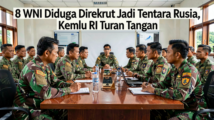 8 WNI Diduga Direkrut Jadi Tentara Rusia, Kemlu RI Turun Tangan