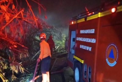 Lahan di Rumpin Bogor Terbakar Gegara Puntung Rokok