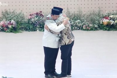 Momen Prabowo Sambut Dubes Palestina hingga Dikalungi Sorban di Ponpes Gontor