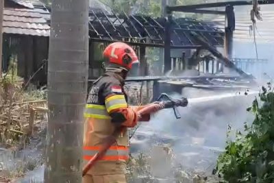 Lahan Ilalang di Bogor Terbakar gegara Warga Bakar Rumput Usai Bersih-bersih